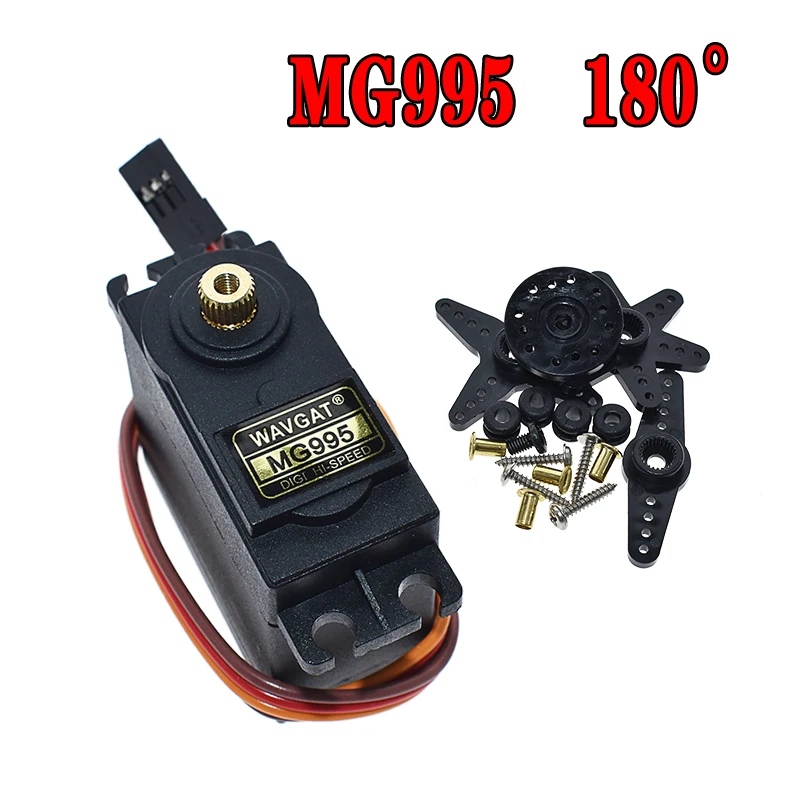 MG995 90-180 13 кг 15 кг сервоприводы цифровой MG995 MG996 Servo c металлическими Шестерни для Futaba JR автомобиль RC модель вертолета лодка для Arduino UNO "сделай сам" - Цвет: MG995 90-180