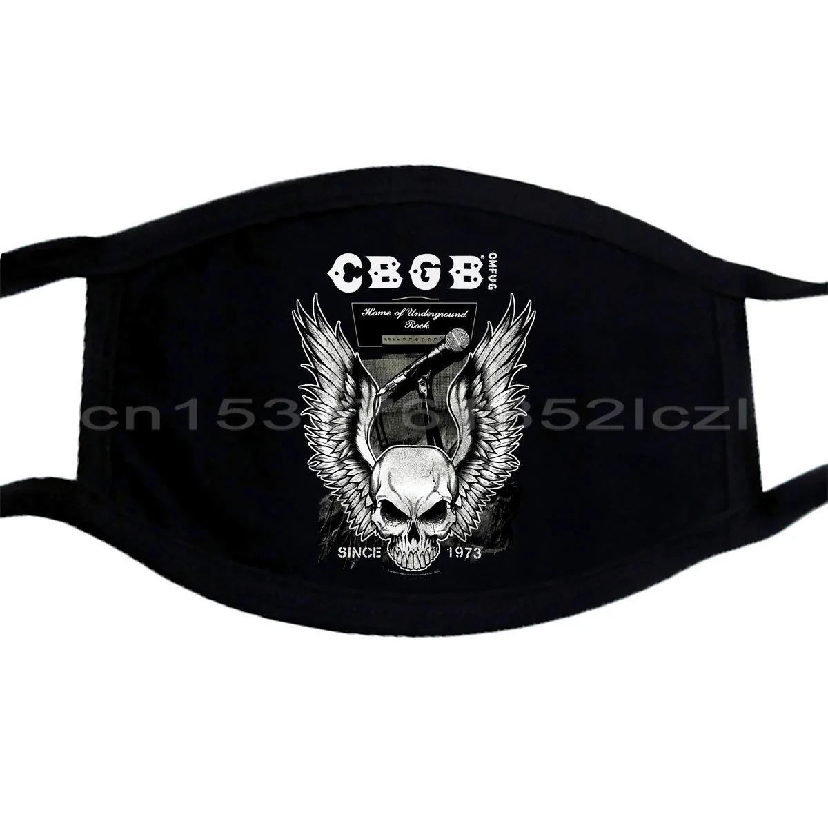 CBGB & OMFUG усилитель череп подземный рок NYC Официальные Черные Мужские маски крутая