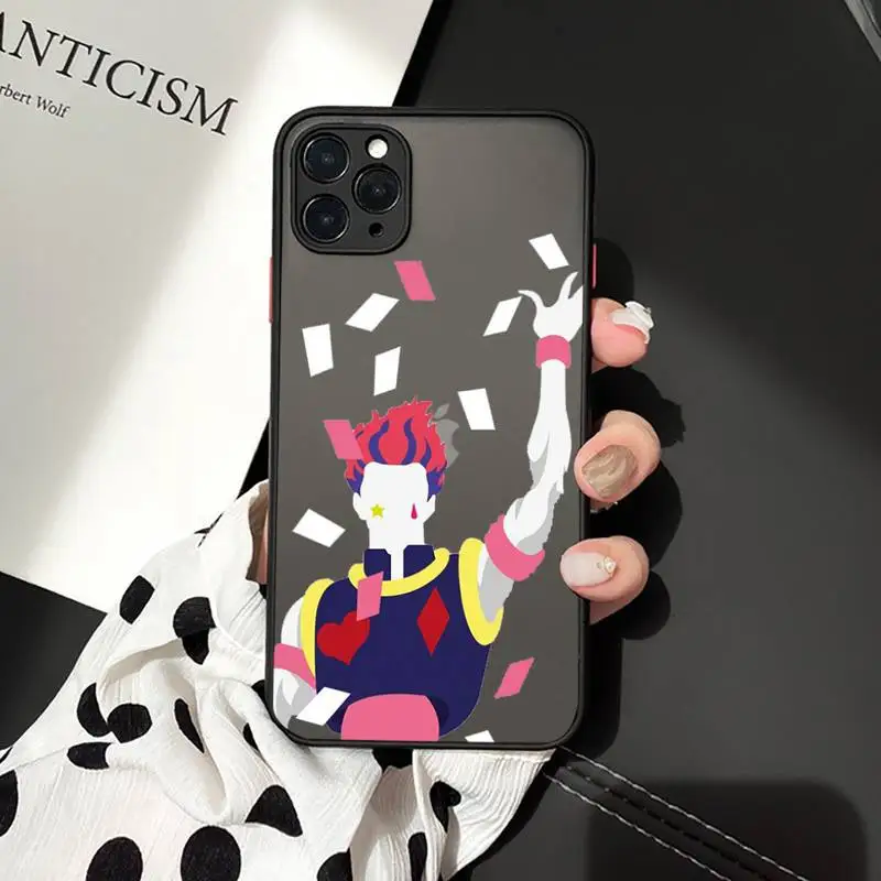 

Hisoka Anime Hunter X hunter Phone Case matte transparent For iphone 7 8 11 12 plus mini x xs xr pro max cover