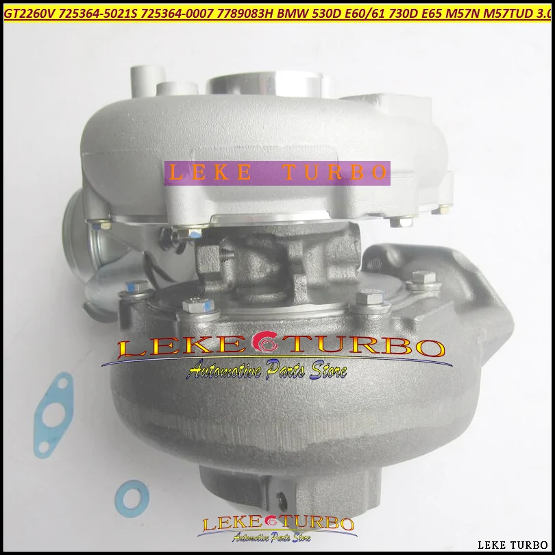 GT2260V 725364 0006 0007 0009 11657789083H 11657789083J Turbo для BMW 530D E60 E61 730D E65 2007 M57N 3.0L|Воздухозаборники| |