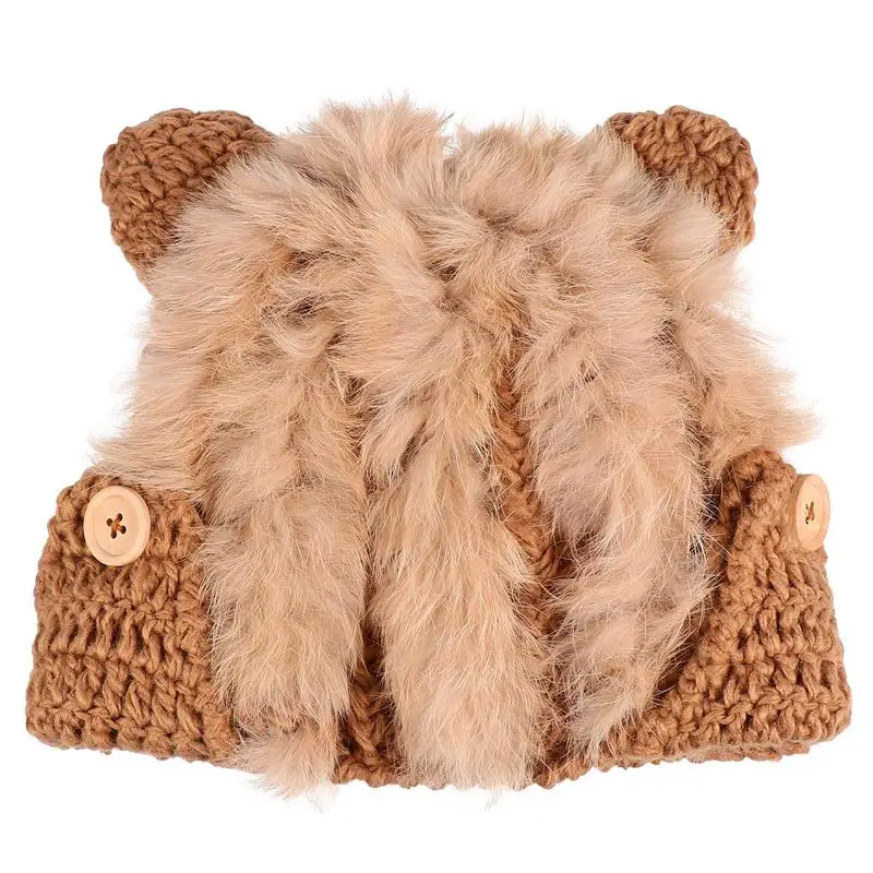 

1pc Winter Ear Shaped Hat Female Headgear Adorable Autumn Warm Headgear