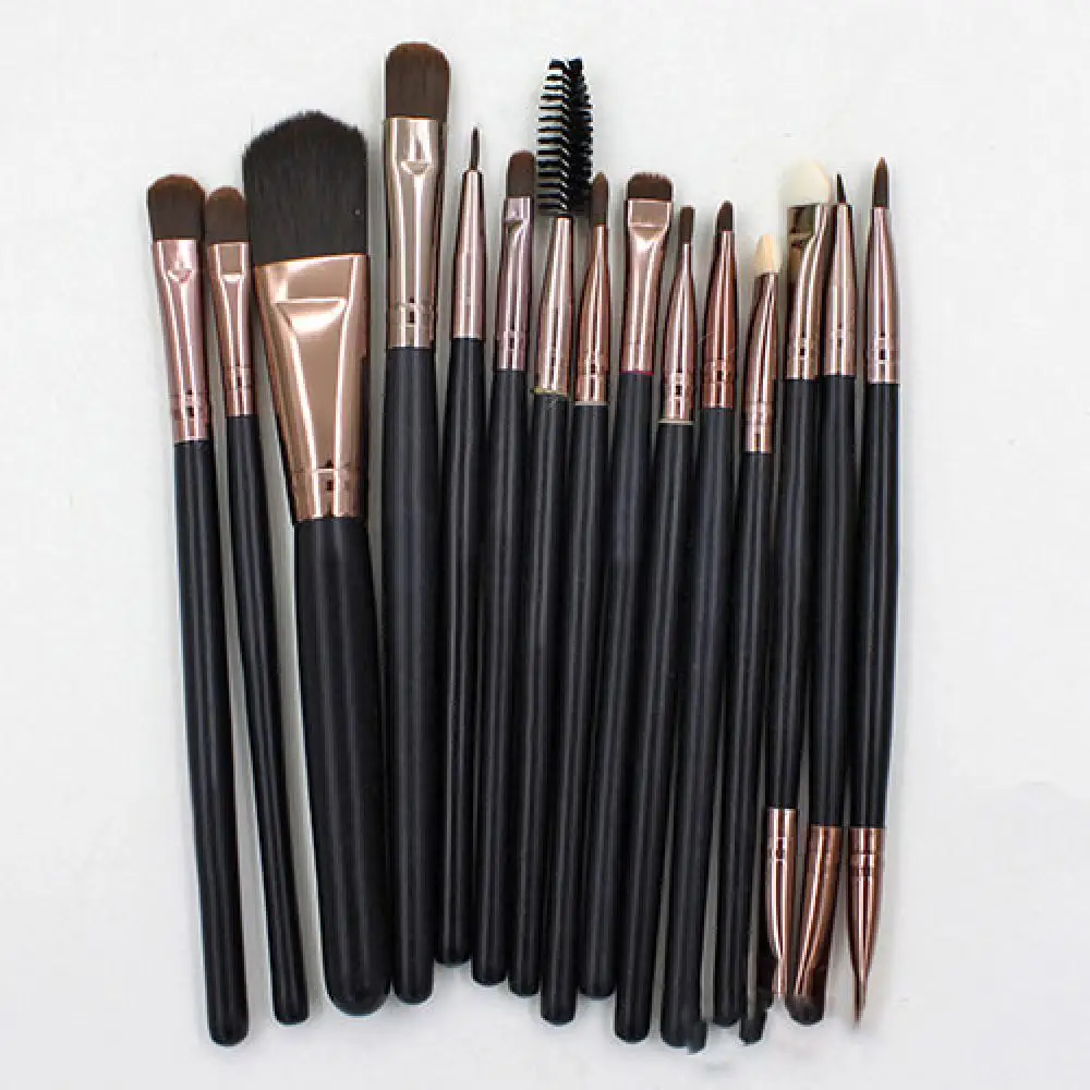 

50% Hot Sale 15 Pcs Makeup Brushes Set Powder Foundation Mascara Lip Brush Cosmetic Tool