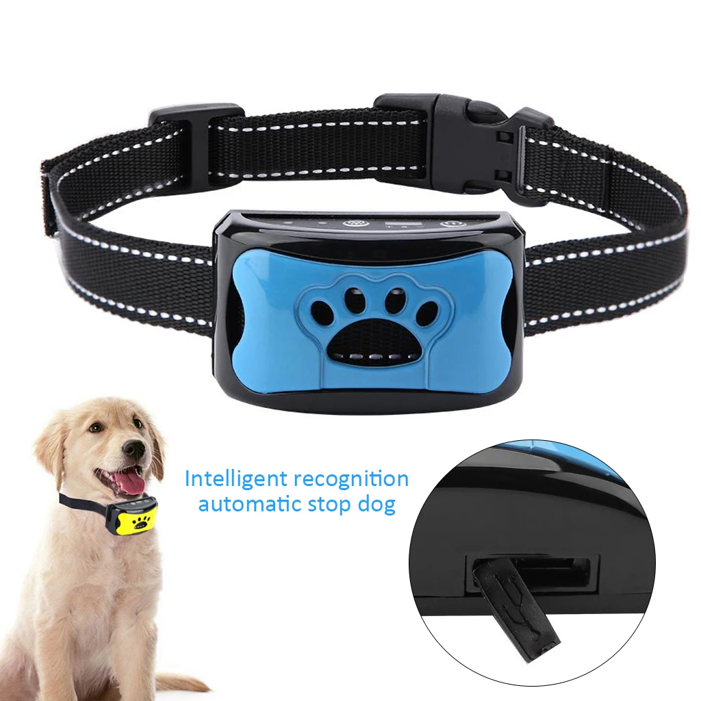 Waterproof Dog Bark Collar Agility Product Anti Device Training No Collars | Дом и сад