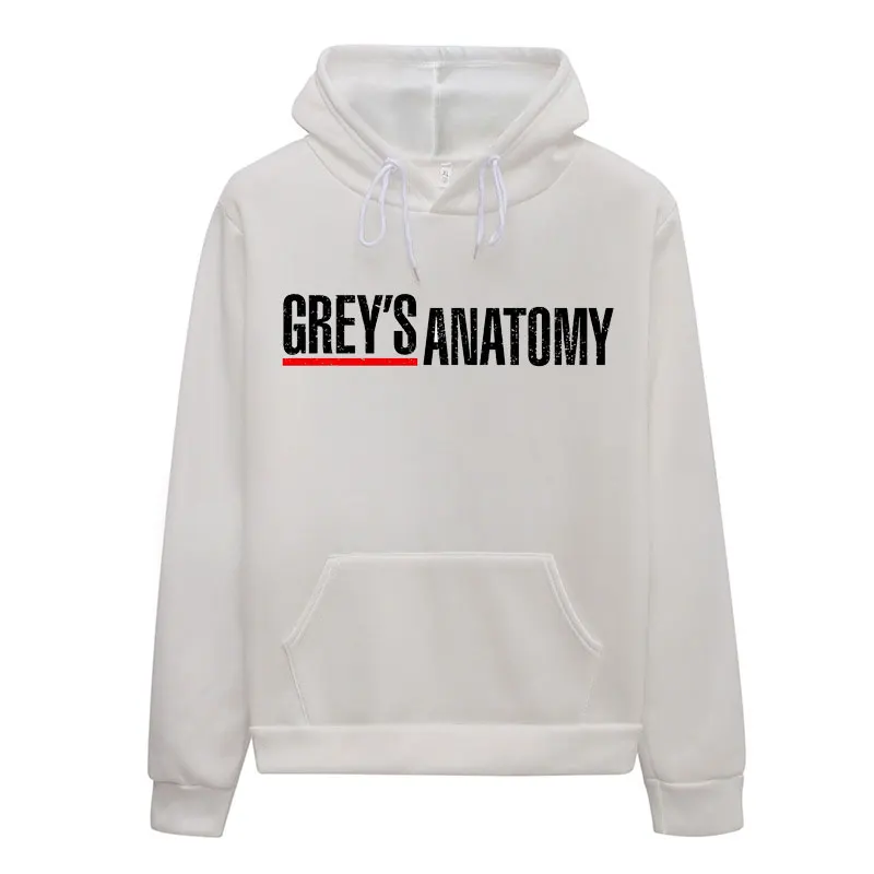 

2020 New Sweatshirt Greys Anatomy Hoodie Women Long Sleeve Pullover Spring Autumn Women's Hoodies Harajuku 90s Jumper Clothes