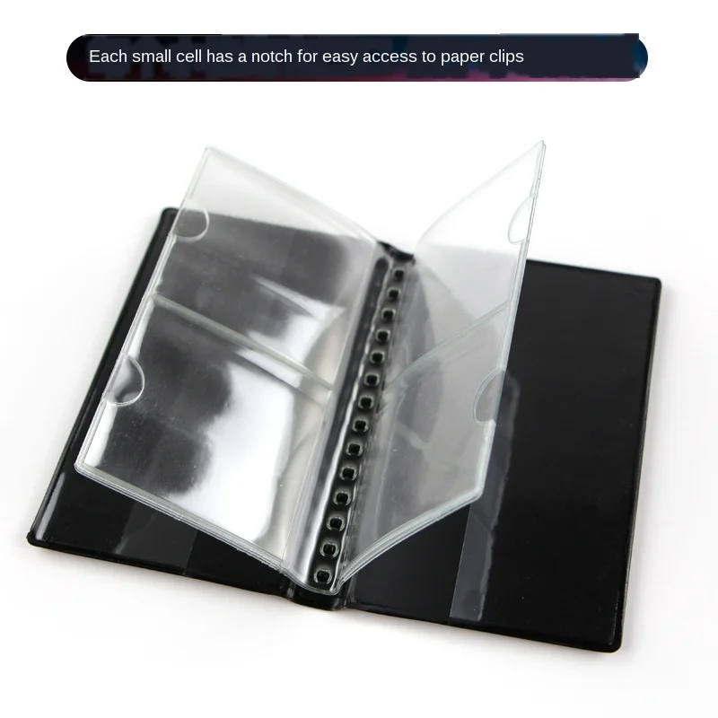 

Mingtai square paper clip book (12 packs/Coin Book/coin location Book/collection book)