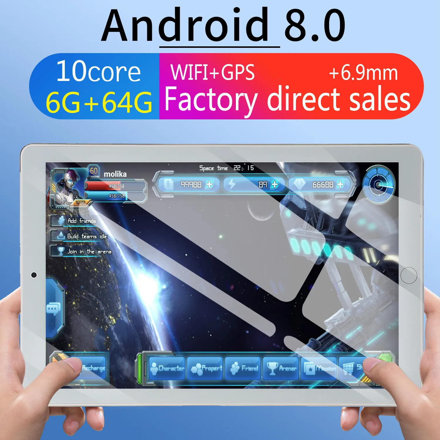 2021 10 экрана планшета mutlti сенсорный экран Android 8 0 Octa Core оперативная память 6 ГБ
