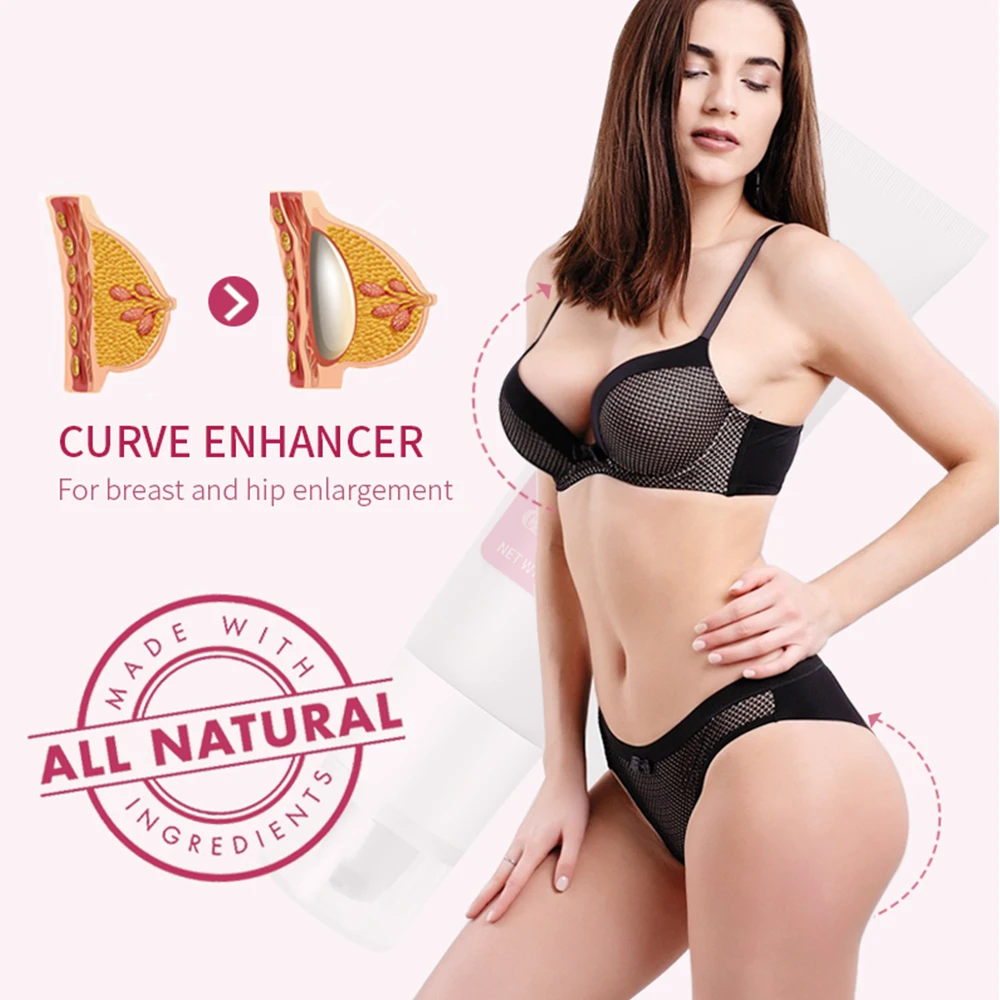 

Breast Enlargement Cream Upgraded Breast Hip Cream Enhancer Safe Nature Ingredients Massage Cream Firming Tightening Big Boobs