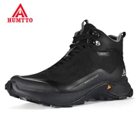 humtto platform boots for men male winter rubber work safety mens ankle boots black tactical sneakers designer hiking shoes man