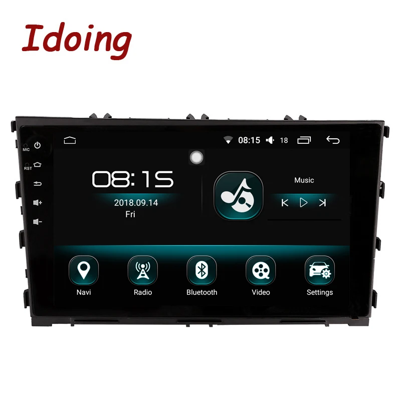 Автомагнитола Idoing на Android 10 2 мультимедийный проигрыватель 1DIN с экраном 2012 дюйма