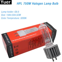 free shipping hpl 750w g9 5 230v stage lamp bulb halogen lamp bulb professional moving head bulb equipment dj disco par light
