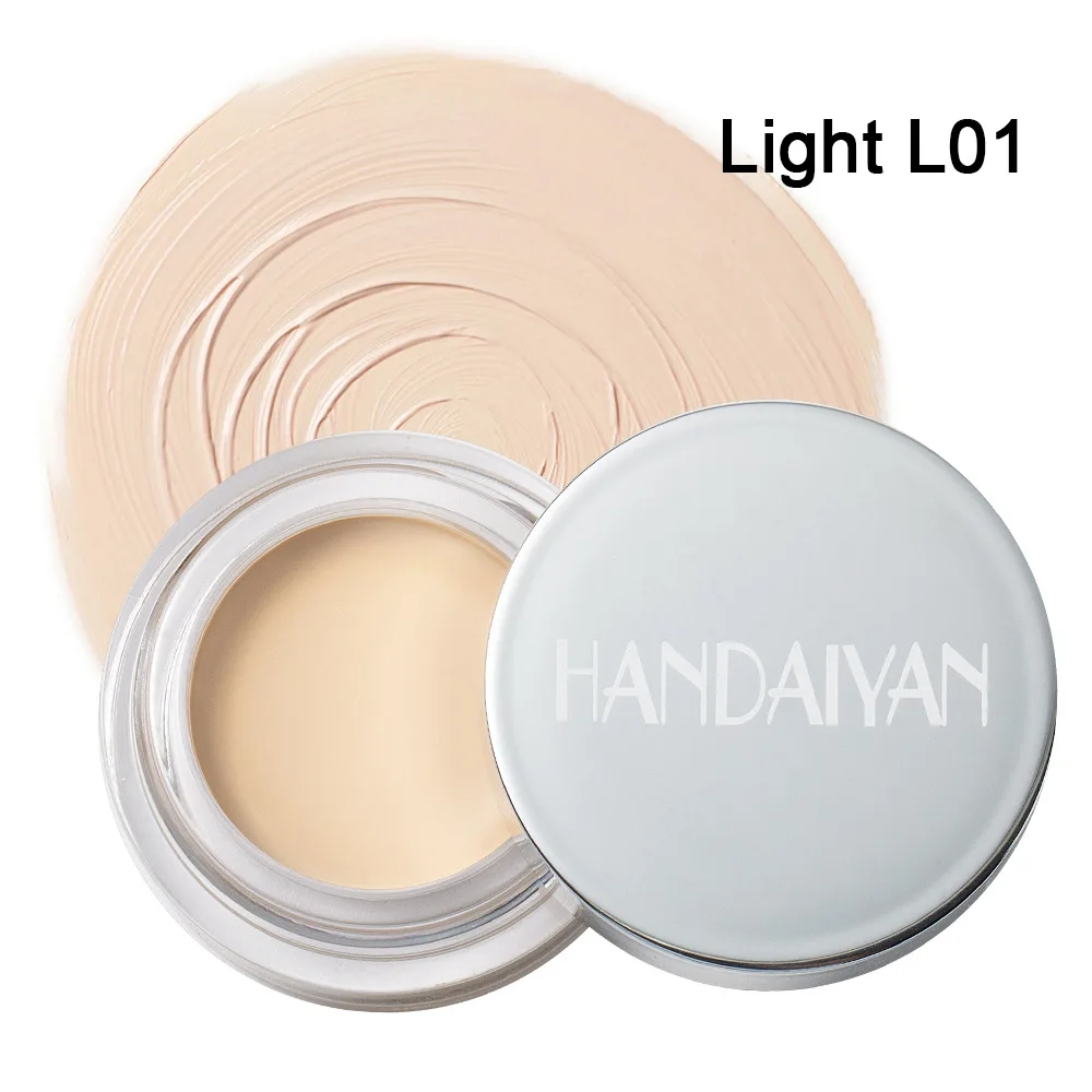 

HANDAIYAN 8 Color Concealer Repairing Foundation Cream Long-Lasting Easy To Apply Makeup Brightening Skin Repairing Cream