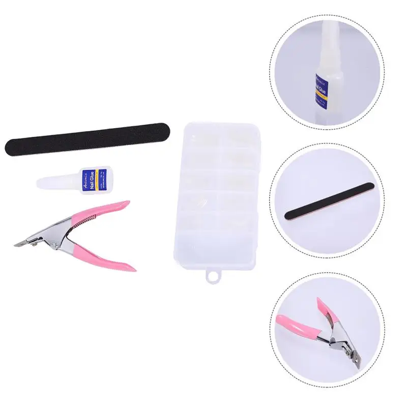 

1 Set Simple Durable Practical Beautiful Convenient Nail Decals Nail Tips for Girls
