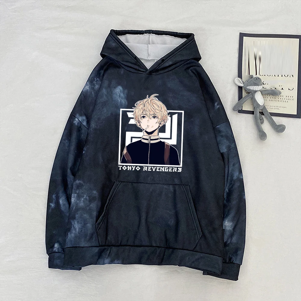 

Men's Harajuku Sweatshirt Hot Anime Tokyo Revengers Hoodie Casual Pullover Hooded Fashion Tops