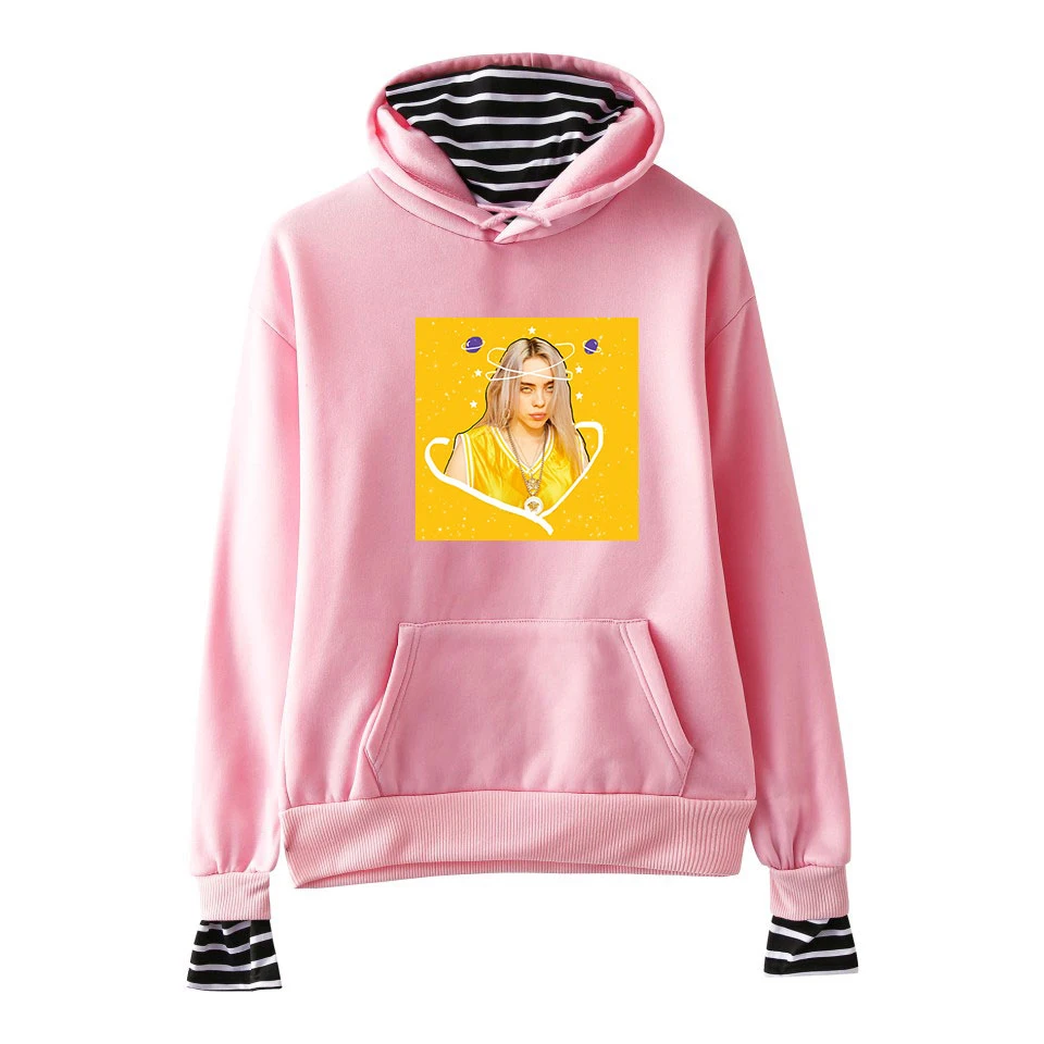 BILIE EILISH Hoodies Pullover Women Autumn Warm Harajuku Sweatshirt for Teenage Girls Female Streetwear Hip Hop Clothes | Женская одежда