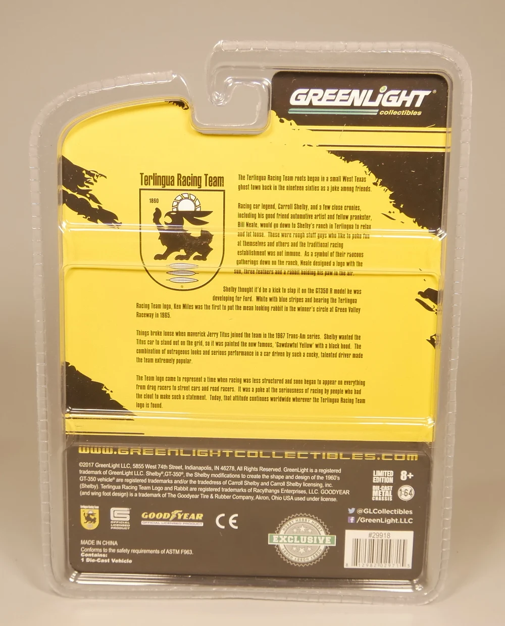 

Greenlight 1:64 1965 Shelby GT350