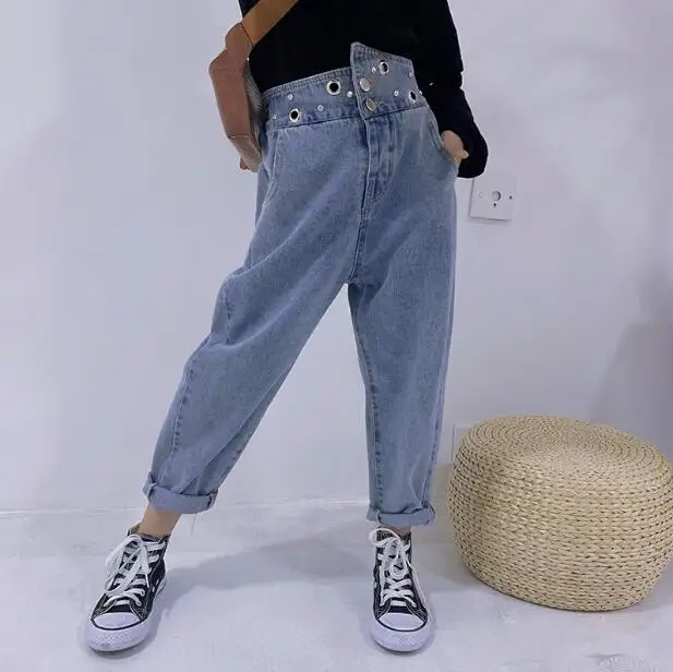 Новинка 2020 года Оптовая продажа Джинсовые шаровары для девочек Модные весенние