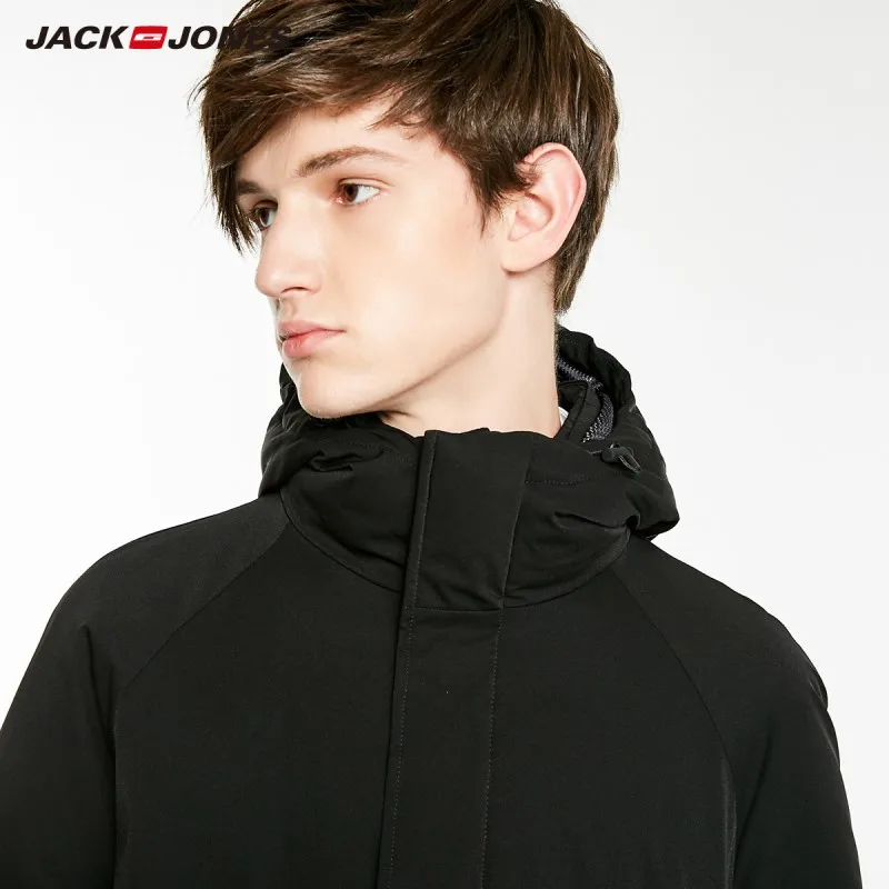 JackJones Для мужчин зимняя куртка длинная стильная теплая куртка-пуховик 218412555 |