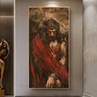 Домашний декор, Hd печатные картины, настенное искусство, акварель, 1 шт., Иисус Христа, модульный постер, Картина на холсте для гостиной