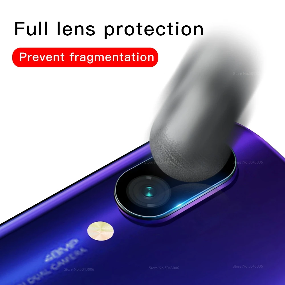 Защитная пленка 9D для камеры Xiaomi Redmi 7 7A Note 8 K20 Pro 5 Plus объектива мягкое закаленное