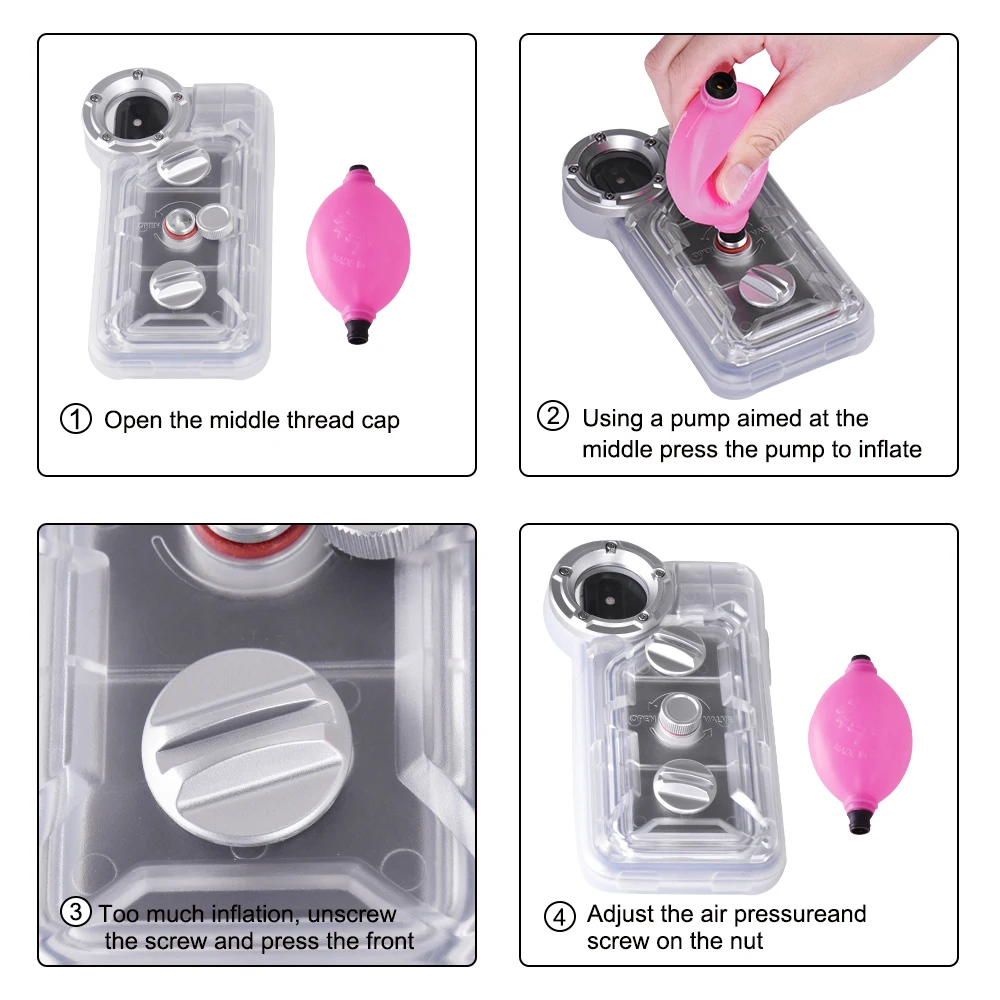

Waterproof Case For iPhone 6 6S 7 8 Plus X XS MAX XR Cover Underwater Photography Package Pouch Diving Swimming Bags Outdoor