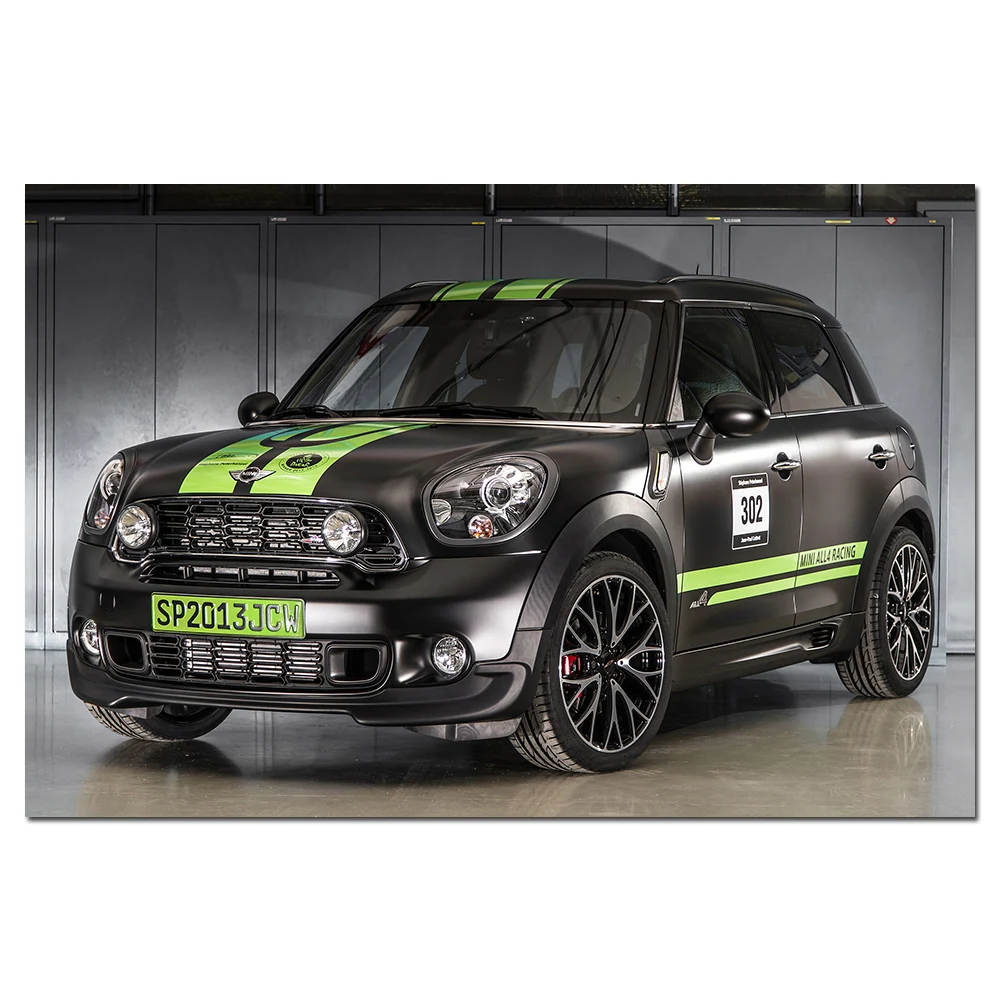 Мини JCW Countryman ALL4 Dakar автомобильные постеры и принты настенная живопись на холсте