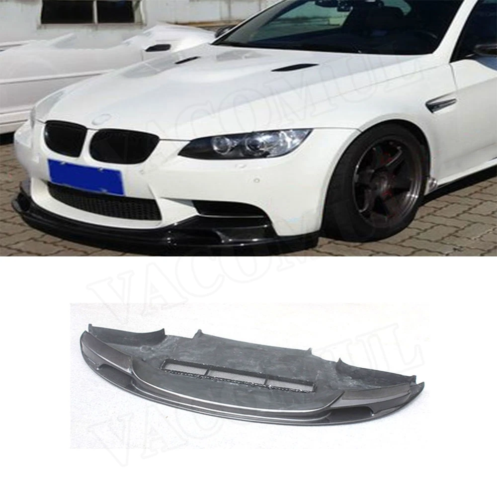 

Передний спойлер из углеродного волокна для BMW 3 серии E90 E92 E93 M3 2009-2012 GT-SV, стильный передний бампер, защита для подбородка, Стайлинг автомобиля
