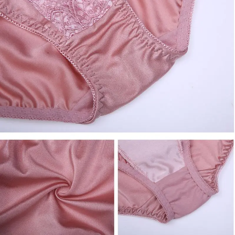 

Women Lace Solid Color Vest Embroidery Drawstring Gathered Bra & Brief Sets