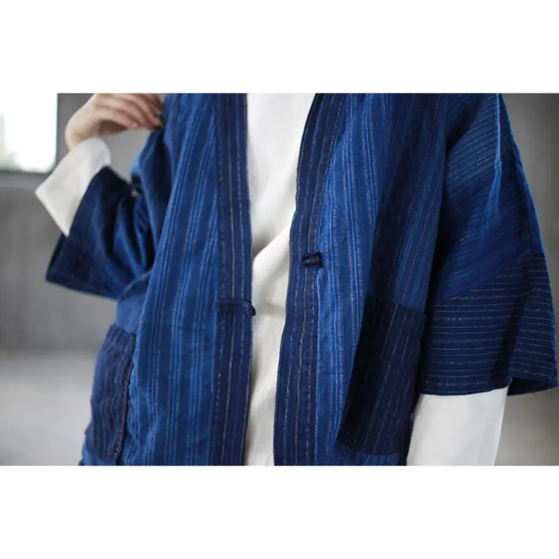 

XITAO Plus Size Patchwork Jacket Women Clothes 2021 Spring New Fashion Loose Pocket Vintage Match All Bandage Coat ZY6189