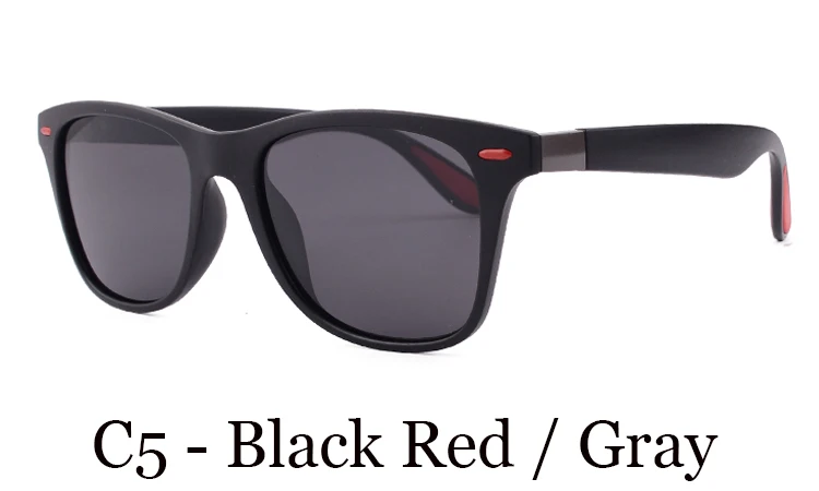 C5 Polarized light LVVKEE классические квадратные поляризованные солнцезащитные очки для мужчин и женщин, брендовые дизайнерские Винтажные Солнцезащитные очки для вождения, мужские очки UV400 Gafas De Sol - Цвет линз: C5 Polarized light