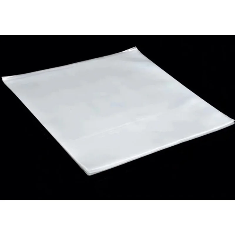 

100Pcs LP Vinyl Record Bag 12 Inch Outer Bag Protective Sleeve Black Plastic Envelope Bag Vinyl Record Jacket Tube