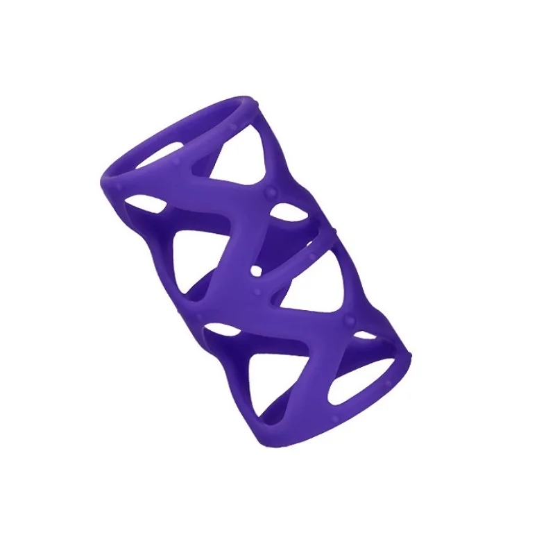 Полый Мужской пенис рукав мягкий силиконовый увеличивающий ремешок связывание