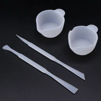 1 set mix cup silicone mold epoxy resin mold tools diy jewelry making stick hand made accessories