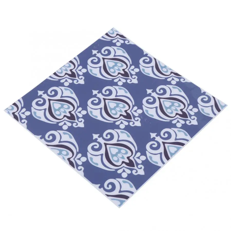 Настенное украшение водостойкая напольная наклейка 10 шт. нескользящая плитка