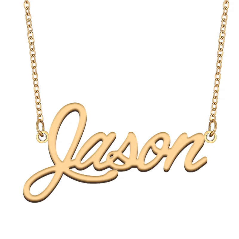 

Necklace with Name Jason for His Her Family Member Best Friend Birthday Gifts on Christmas Mother Day Valentine's Day