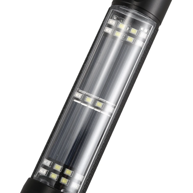 

10 in 1 Solar Power Multi Function Flashlight Defense Glass Breaker Alarm Torch