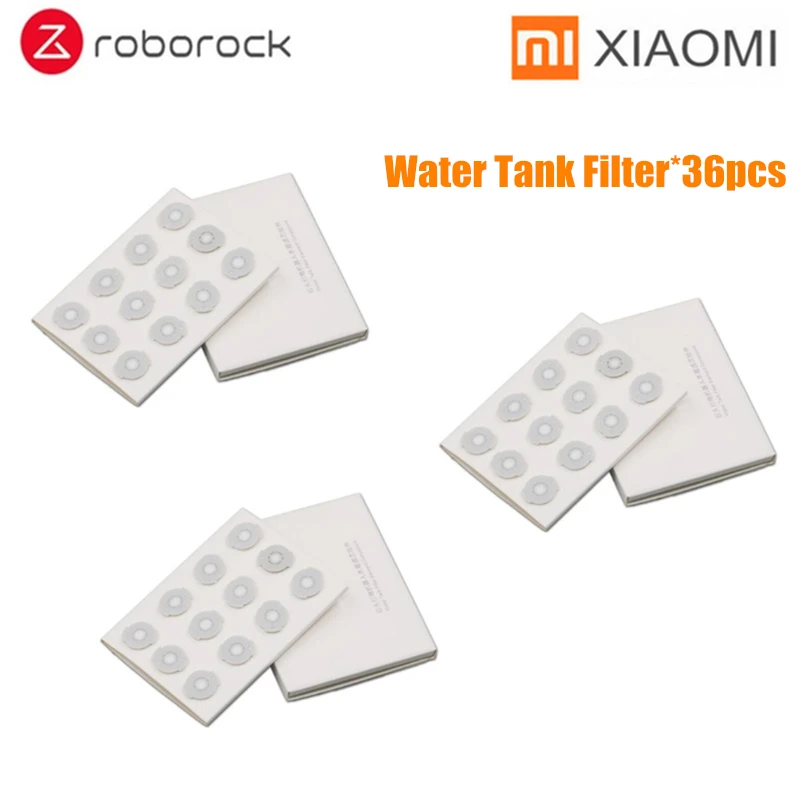 WaterTankFilter-36 Xiaomi Roborock S50 S51 части швабры тряпки резервуар для воды фильтр для Xiaomi пылесос аксессуары Поколение 2 Сухой Влажной швабры тряпки - Цвет: WaterTankFilter-36