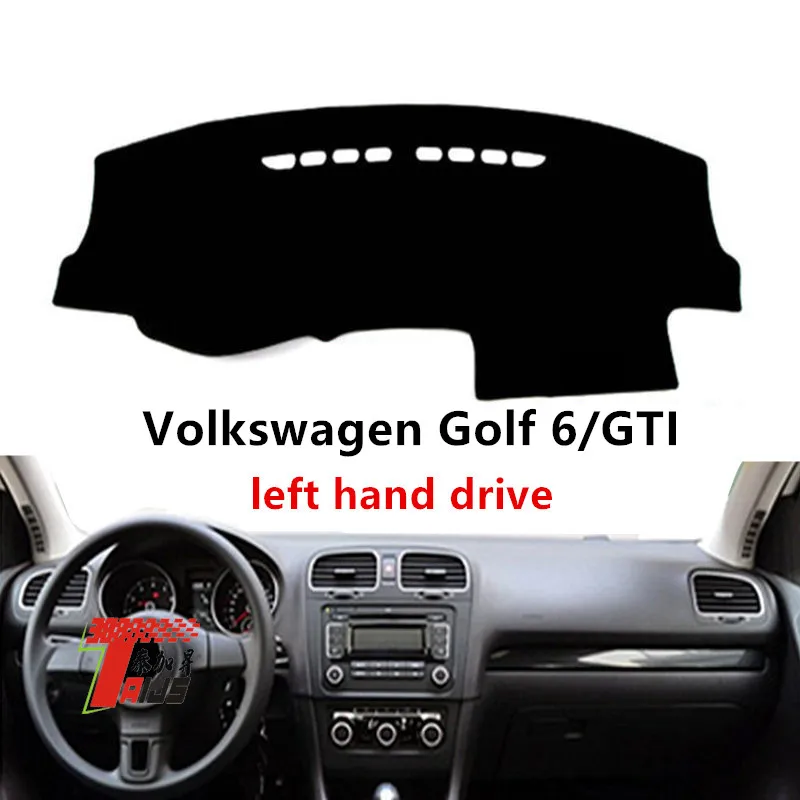 Чехол Taijs для приборной панели автомобиля с левым рулем Volkswagen Golf 6 GTI защитный