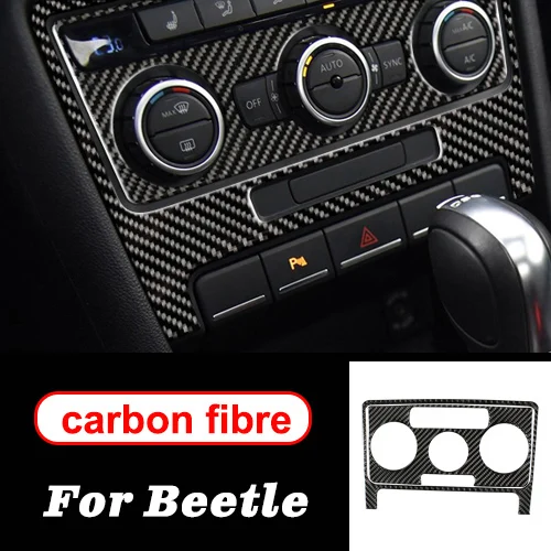 Air Panel B Аксессуары для volkswagen beetle, внутренняя отделка из углеродного волокна, центральная консоль, дверная панель, рулевое колесо, наклейки для автомобиля, Стайлинг - Название цвета: Air Panel B