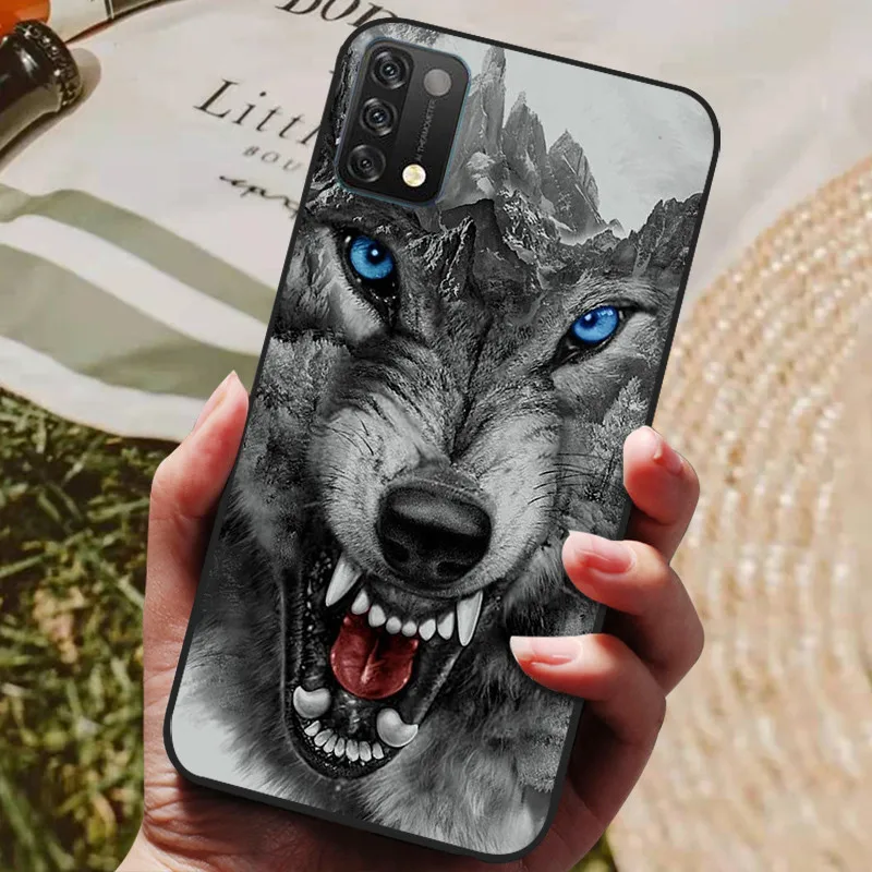 for umidigi a11 case cat wolf painted soft silicone phone cases for umidigi a11 a11s back cover for umidigia11 a 11 global coque free global shipping