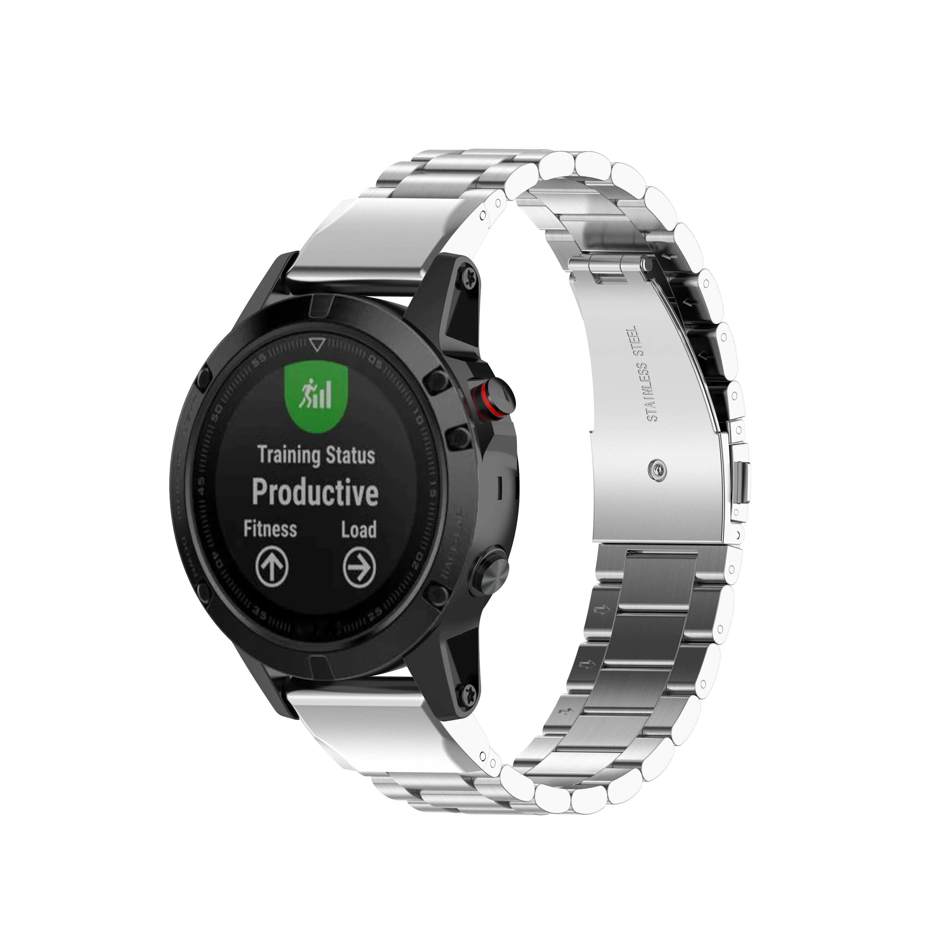 Новый смарт браслет для Garmin Fenix 5 Band 22 мм из нержавеющей стали быстрое крепление