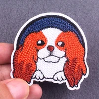 dog size5x5cm patch for clothing iron on embroidered for kid clothes applique cute fabric badge diy apparel accessories