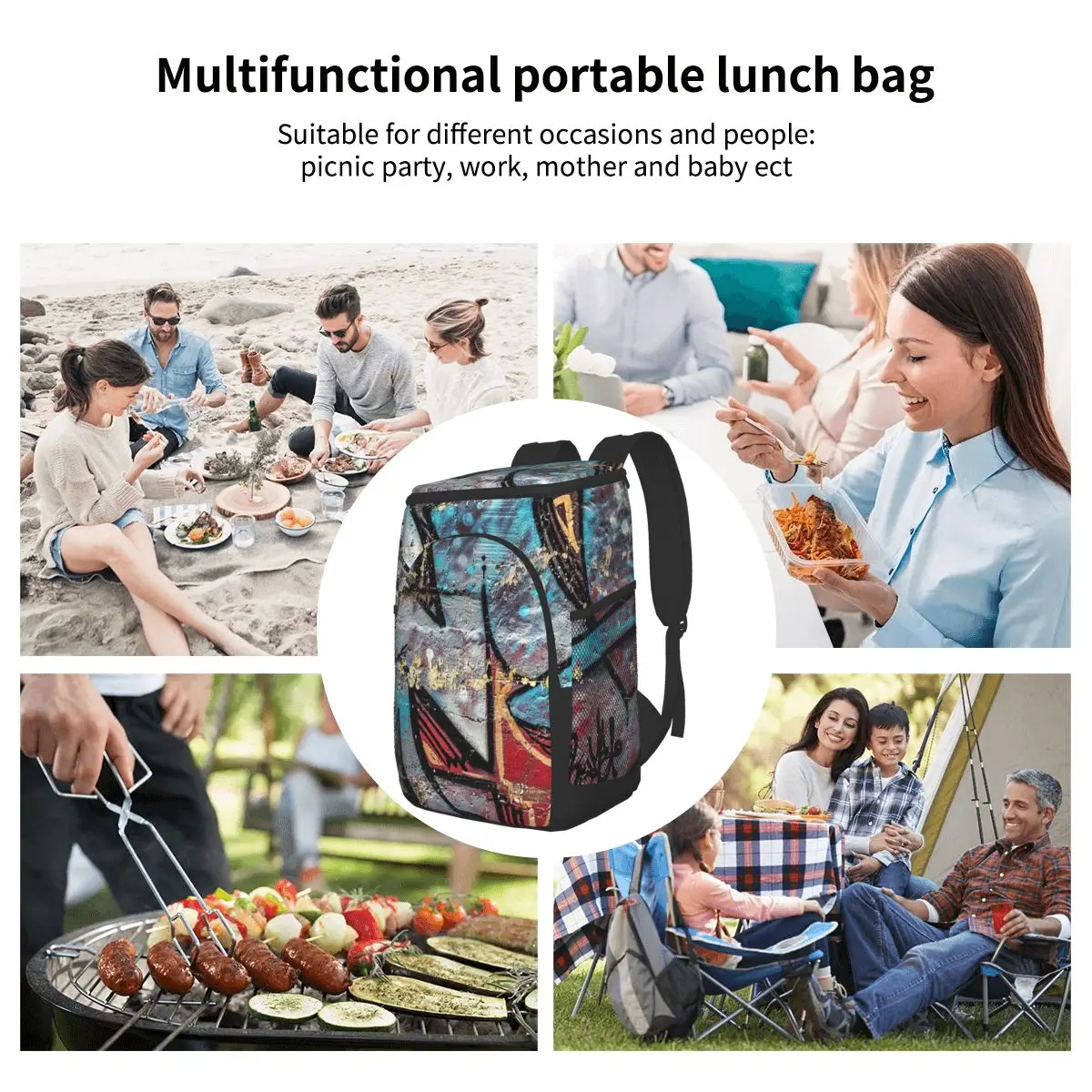 

Thermal Backpack Waterproof Thickened Cooler Bag Large Insulated Bag Picnic Cooler Backpack Refrigerator Bag Background