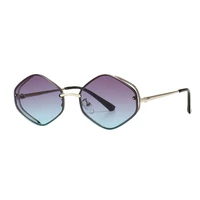 2021 new fashion hot style diamond sunglasses women fashion metal frame gradient shades men uv400