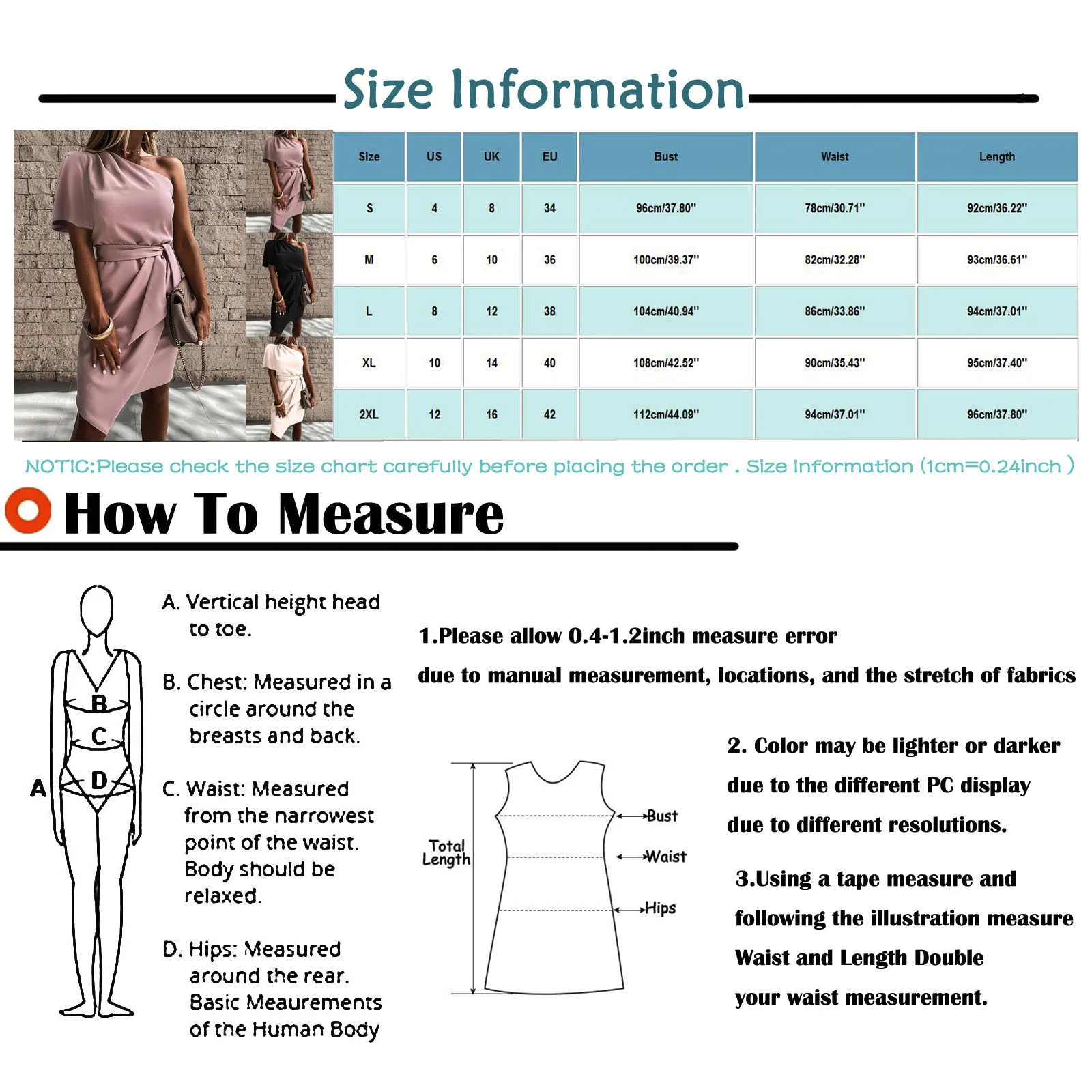 

Elegant Single Shoulder Dress Party Womens Fashion Knee-Length Solid Sleeveless Summer Dress Office Lady Dresses with Belt