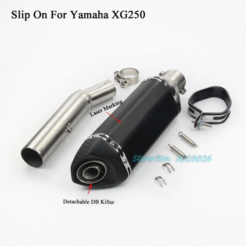 XG250 слипоны для Yamaha Tricker XG 250 мотоциклетный модифицированный глушитель выхлопных