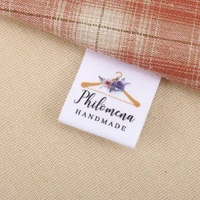 custom sewing label custom clothing labels fabric name tags logo or text cotton ribbon custom design md1120
