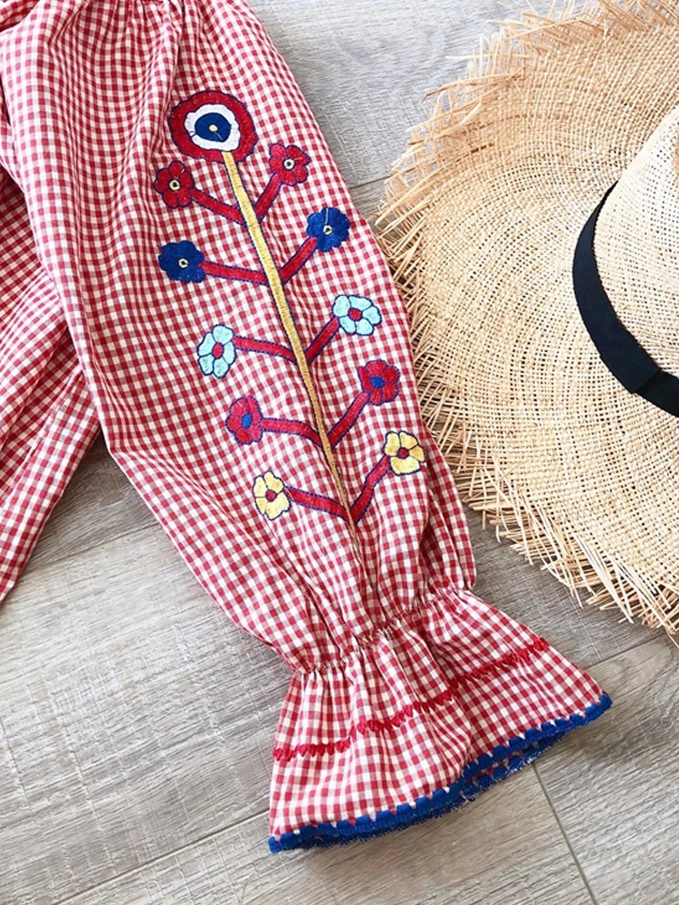 

new folk wind restores ancient ways stripe temperament loose large size in long model dress Bohemia travel how long beach dress