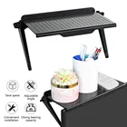 Регулируемая полка для телевизора, Верхняя Полка для хранения, держатель для монитора компьютера, настольная подставка для телевизора, полка для дисплея, стеллаж для хранения