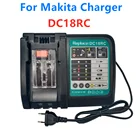 Новинка 2021, зарядное устройство для аккумуляторов Makita 7,2-18 в BL1830 Bl1430 DC18RC DC18RA, вилка европейского стандарта, 1 шт. USB-адаптер, Бесплатная доставка
