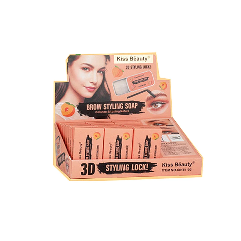 Крем-гель для бровей прозрачное натуральное восковое мыло укладки